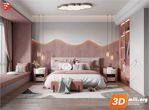 Children Room Scenes Skp FIles 